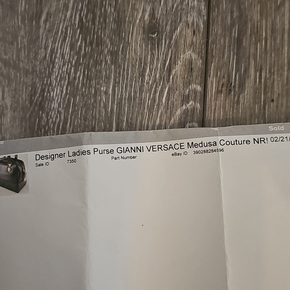 Designer GIANNI VERSACE Medusa Couture, Black Leather,  Ladies Purse - Picture 7 of 17